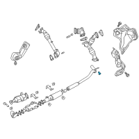 OEM 2016 Nissan Titan XD Insulator-Exhaust Mounting Diagram - 20621-ZC00B