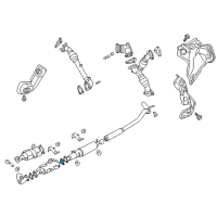 OEM 2018 Nissan Titan XD Gasket Exhaust Diagram - 20692-EZ42B