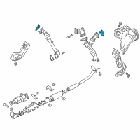 OEM Nissan Gasket Diagram - 14038-EZ40A