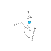 OEM Pontiac Stabilizer Bar Insulator Diagram - 15926008