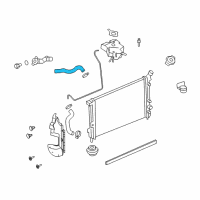 OEM Saturn Upper Hose Diagram - 19129862