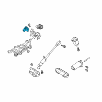 OEM 2010 Ford Edge Steering Sensor Assembly Diagram - 8T4Z-3F818-A