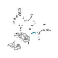 OEM Lexus LS430 Hose, Fuel Tank To Filler Pipe Diagram - 77213-50030