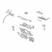 OEM Chevrolet Impala Hose Asm-Windshield Washer Pump Diagram - 23231222