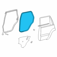 OEM 2020 Toyota Land Cruiser Body Weatherstrip Diagram - 62331-60081