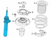 OEM 2020 BMW M235i xDrive Gran Coupe FRONT RIGHT SPRING STRUT Diagram - 31-30-6-883-882