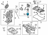 OEM 2021 Hyundai Santa Fe Cap Assembly Diagram - 26315-2M000