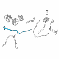 OEM 2011 Cadillac SRX Rear Suction Hose Diagram - 22814618