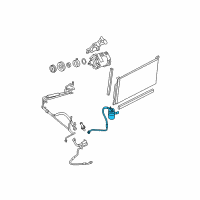 OEM 2006 Ford Five Hundred Drier Diagram - 7F9Z-19C836-AA