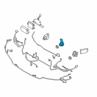 OEM 2020 BMW M8 Parking Sensors Diagram - 66202463763