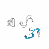 OEM Jeep Liberty Line-Power Steering Return Diagram - 52125509AF
