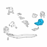 OEM 1996 Toyota RAV4 Side Mount Diagram - 12372-74520