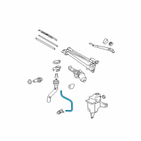 OEM 2011 Toyota RAV4 Washer Hose Diagram - 90068-33045