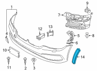 OEM 2019 BMW M550i xDrive Rear Reflector Front Right Diagram - 63-14-7-349-128