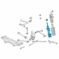 OEM 2000 Toyota MR2 Spyder Strut Diagram - 48540-19375