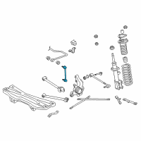 OEM 2003 Toyota MR2 Spyder Stabilizer Link Diagram - 48830-17070