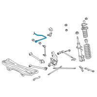 OEM 2000 Toyota MR2 Spyder Stabilizer Bar Diagram - 48812-17150