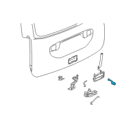 OEM Saturn Vue Lock Cylinder Diagram - 15841210