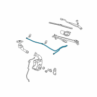 OEM Chevrolet Malibu Washer Hose Diagram - 25930184