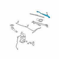 OEM 2009 Chevrolet Malibu Arm, Windshield Wiper Diagram - 22873374