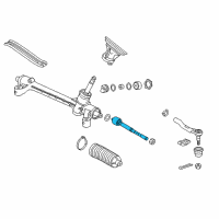 OEM 2016 Honda Fit End, Rack Diagram - 53010-T5R-003