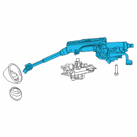 OEM 2017 Jeep Compass Column-Steering Diagram - 5057279AT