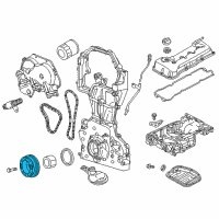 OEM Infiniti QX60 Pulley-Crankshaft Diagram - 12303-3KY0A