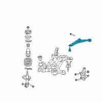 OEM 2015 Dodge Grand Caravan Front Lower Control Arm Diagram - 4766910AL