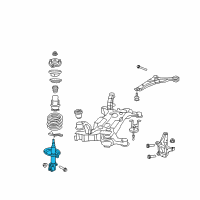 OEM 2013 Dodge Grand Caravan STRUT-Suspension Diagram - 68156980AC