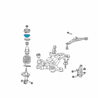 OEM 2019 Chrysler Pacifica Bearing-STRUT Mount Diagram - 4721602AB