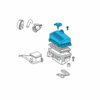 OEM Toyota Camry Cover Assembly Diagram - 17705-0H103