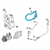 OEM 2019 BMW X4 Suction Pipe Evaporator-Compressor Diagram - 64-53-9-354-542