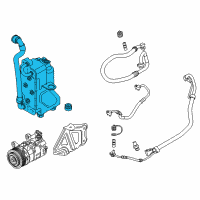 OEM 2019 BMW X3 Condenser Air Conditioning With Drier Diagram - 64-50-9-367-096