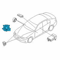 OEM 2021 BMW X4 Coil Spring Cartridge Diagram - 61-31-9-383-676