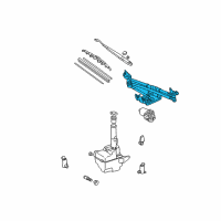 OEM 1998 Toyota Sienna Front Transmission Diagram - 85150-08010