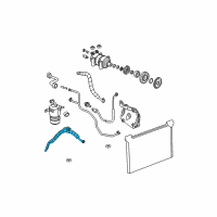 OEM 2014 Chevrolet Tahoe Hose Asm, Auxiliary A/C Evaporator & Auxiliary Heater Diagram - 19257318