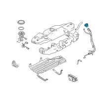 OEM Mercury Filler Cap Diagram - 6L2Z-9030-E