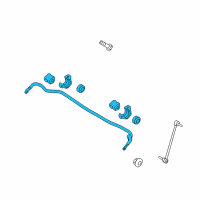 OEM 2016 Hyundai Genesis Coupe Bar Assembly-Front Stabilizer Diagram - 54810-2M250