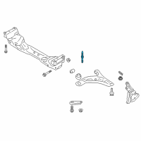 OEM 2013 Scion FR-S Lower Control Arm Bolt Diagram - SU003-02850