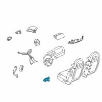 OEM 2003 Chevrolet SSR Sensor Asm-Inflator Restraint Side Imp Diagram - 15796430