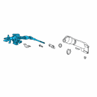 OEM 2004 Acura MDX Column Assembly, Steering Diagram - 53200-S3V-A03