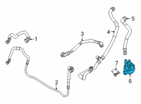 OEM 2022 BMW X6 AUXILIARY WATER PUMP Diagram - 64-21-8-840-614