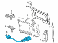 OEM 2015 Ram 1500 Sensor-Crankshaft Position Diagram - 68490180AA