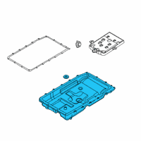 OEM 2021 Ford Police Interceptor Utility PAN ASY - TRANSMISSION OIL Diagram - LP5Z-7A194-B