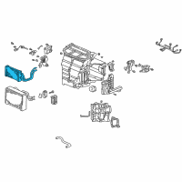 OEM Honda Civic Core, Heater Diagram - 79110-S6D-G02