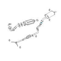 OEM 2000 Kia Sportage Gasket Diagram - 0K2NA40305