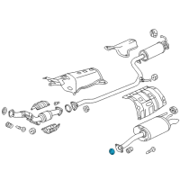 OEM 2013 Honda Fit Gasket, Exhuast Flexible Diagram - 18229-SNE-A01