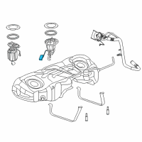 OEM Dodge Challenger Fuel Level Control Unit-Tank Sending Unit Diagram - 68145782AA