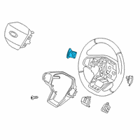 OEM 2021 Ford Police Interceptor Utility Shift Paddle Diagram - LB5Z-3F884-AA