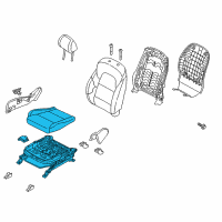 OEM 2020 Kia Sportage Cushion Assembly-Front Seat Diagram - 88200D92212AE